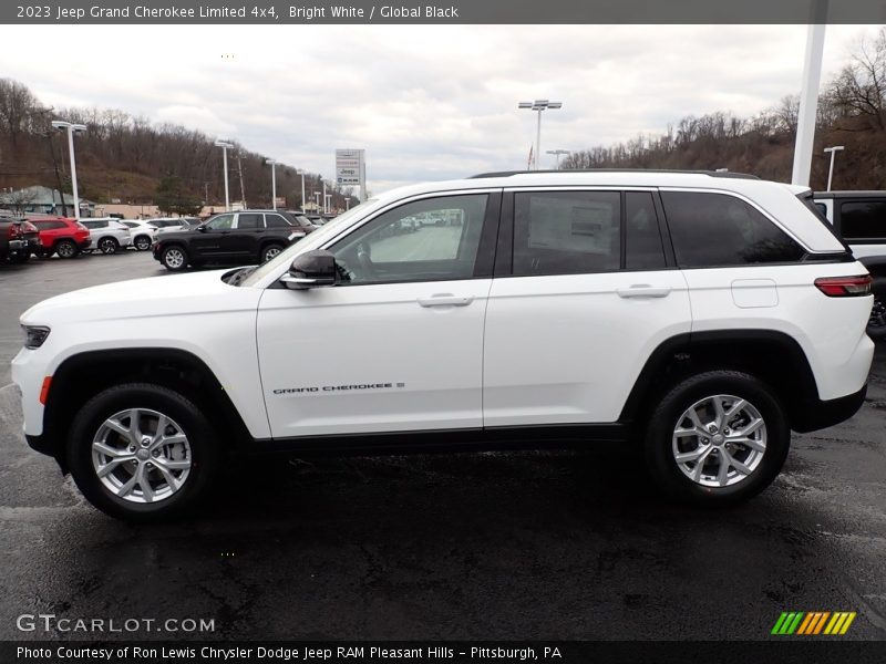 Bright White / Global Black 2023 Jeep Grand Cherokee Limited 4x4