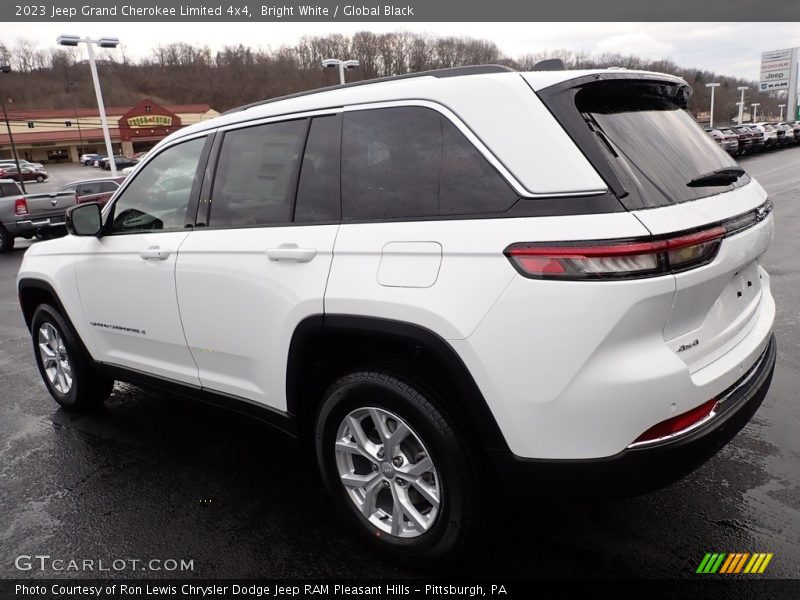 Bright White / Global Black 2023 Jeep Grand Cherokee Limited 4x4