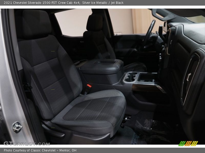 Silver Ice Metallic / Jet Black 2021 Chevrolet Silverado 1500 RST Crew Cab 4x4