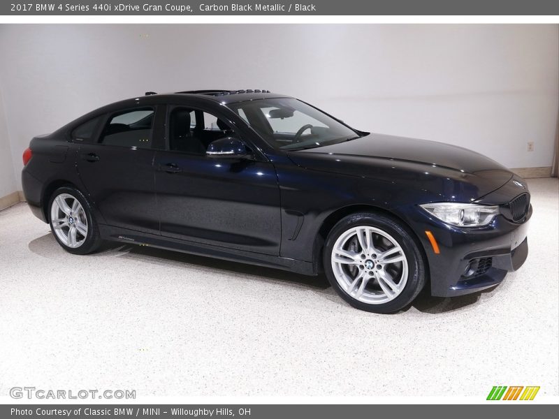  2017 4 Series 440i xDrive Gran Coupe Carbon Black Metallic