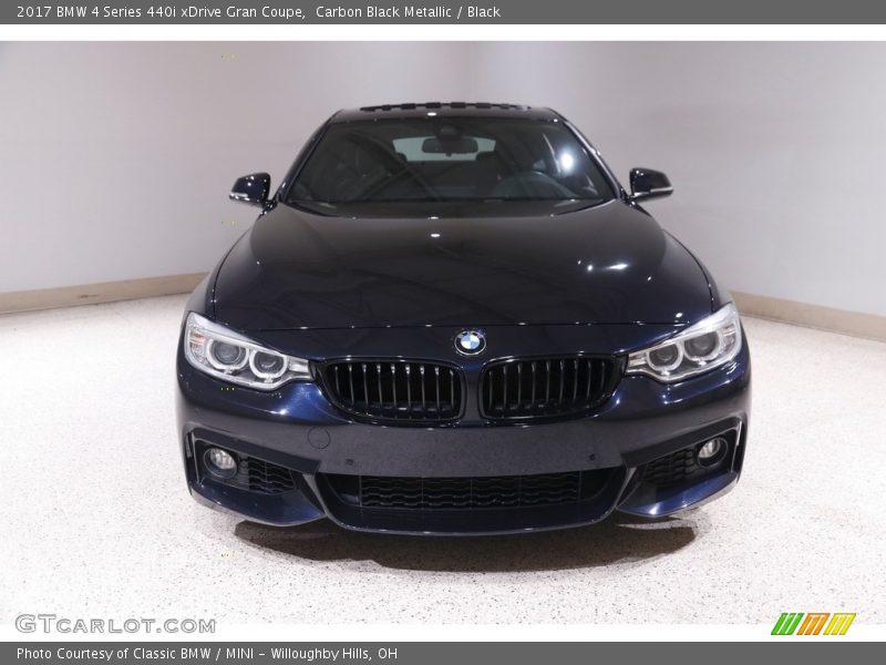 Carbon Black Metallic / Black 2017 BMW 4 Series 440i xDrive Gran Coupe