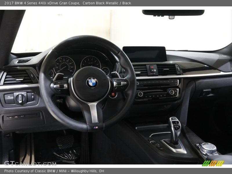 Carbon Black Metallic / Black 2017 BMW 4 Series 440i xDrive Gran Coupe