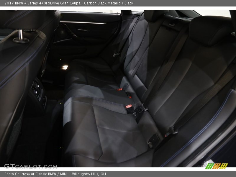 Carbon Black Metallic / Black 2017 BMW 4 Series 440i xDrive Gran Coupe