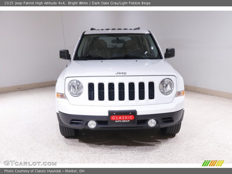 Bright White / Dark Slate Gray/Light Pebble Beige 2015 Jeep Patriot High Altitude 4x4
