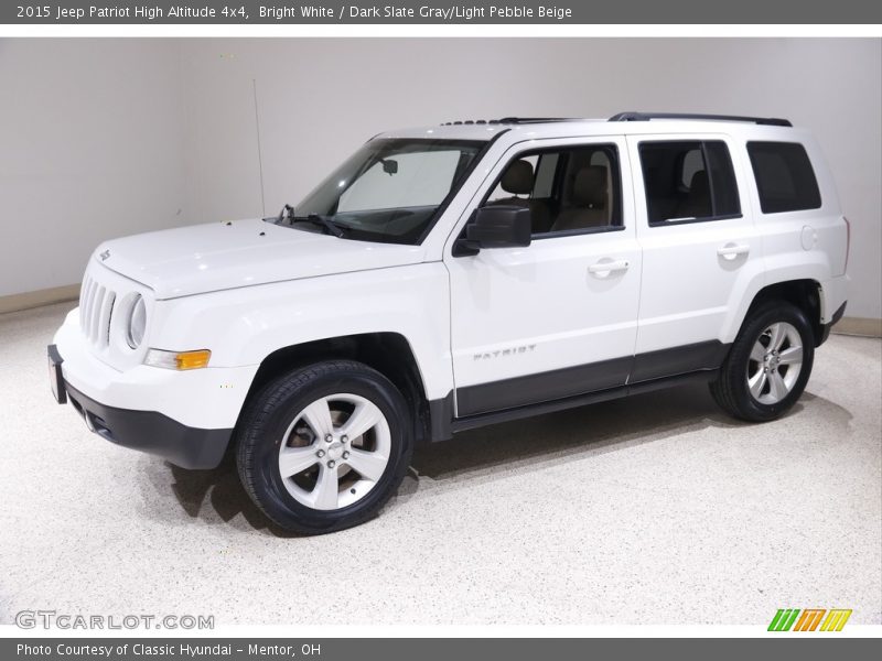 Bright White / Dark Slate Gray/Light Pebble Beige 2015 Jeep Patriot High Altitude 4x4