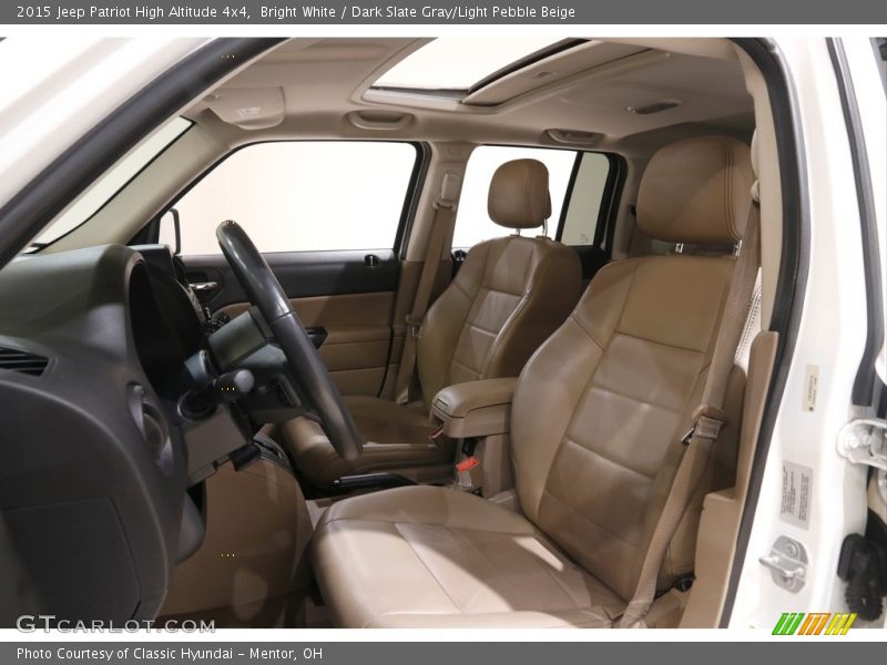 Bright White / Dark Slate Gray/Light Pebble Beige 2015 Jeep Patriot High Altitude 4x4