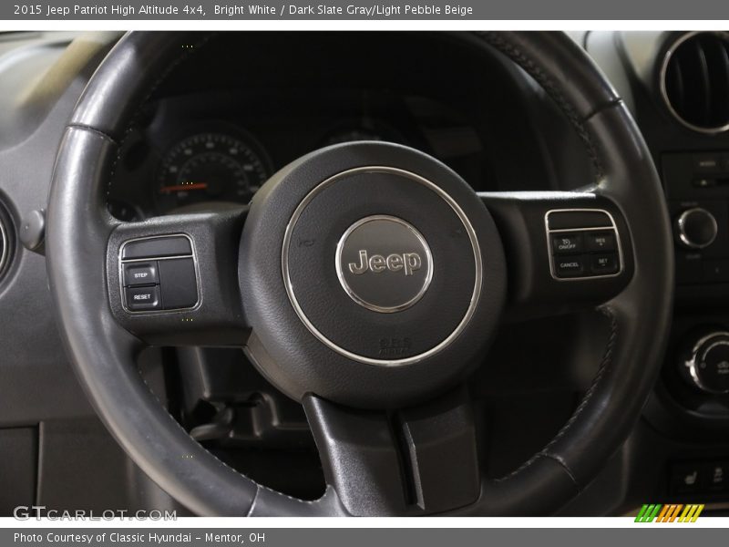 Bright White / Dark Slate Gray/Light Pebble Beige 2015 Jeep Patriot High Altitude 4x4
