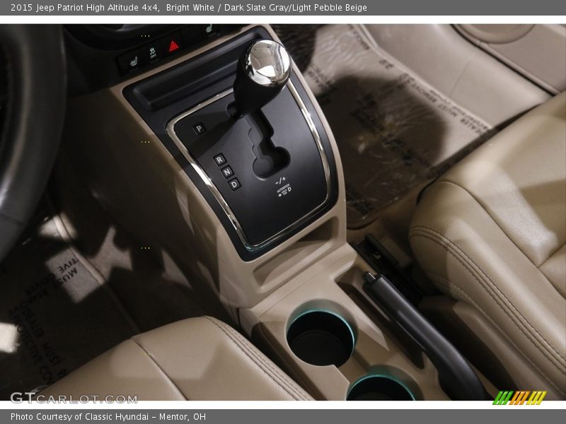 Bright White / Dark Slate Gray/Light Pebble Beige 2015 Jeep Patriot High Altitude 4x4