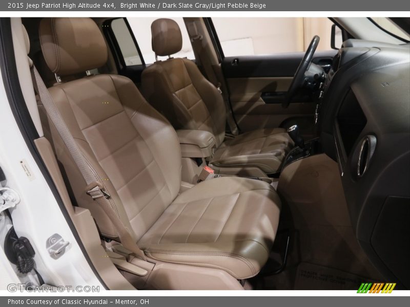Bright White / Dark Slate Gray/Light Pebble Beige 2015 Jeep Patriot High Altitude 4x4