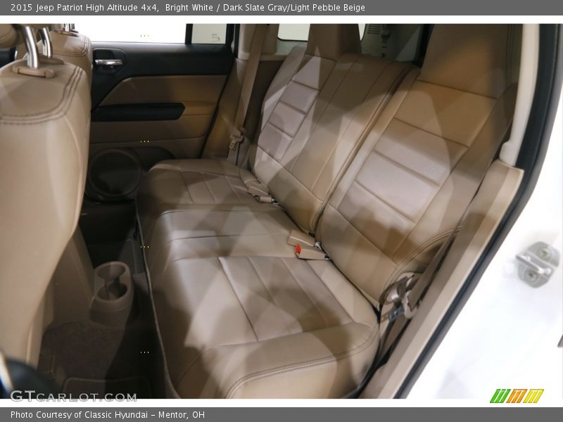 Bright White / Dark Slate Gray/Light Pebble Beige 2015 Jeep Patriot High Altitude 4x4