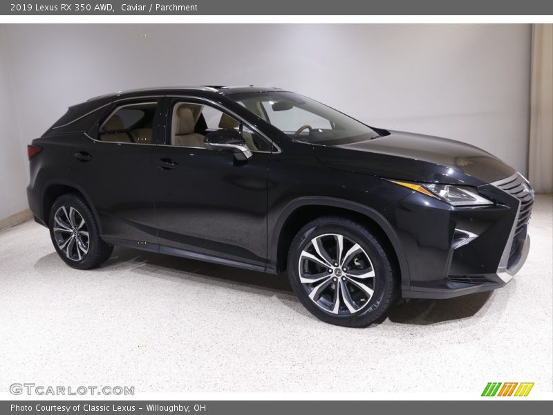 Caviar / Parchment 2019 Lexus RX 350 AWD
