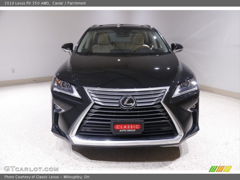 Caviar / Parchment 2019 Lexus RX 350 AWD