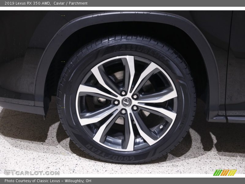 Caviar / Parchment 2019 Lexus RX 350 AWD