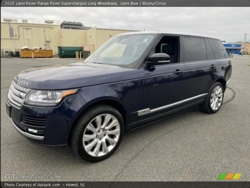 Loire Blue / Ebony/Cirrus 2015 Land Rover Range Rover Supercharged Long Wheelbase