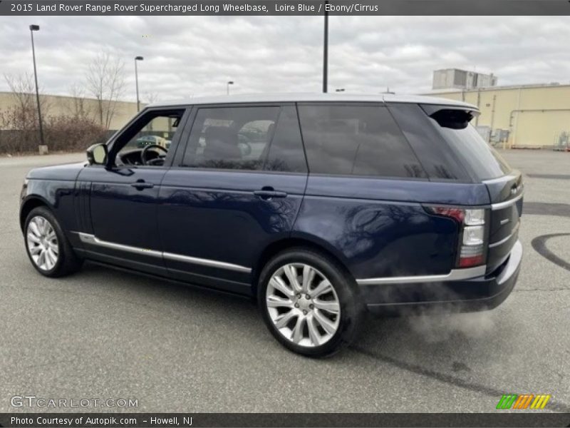 Loire Blue / Ebony/Cirrus 2015 Land Rover Range Rover Supercharged Long Wheelbase