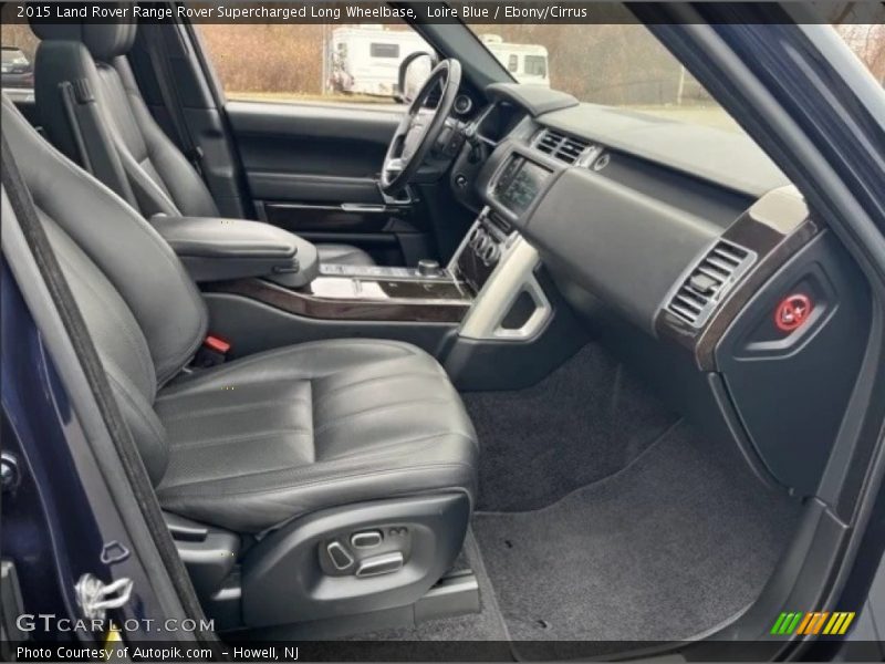 Front Seat of 2015 Range Rover Supercharged Long Wheelbase