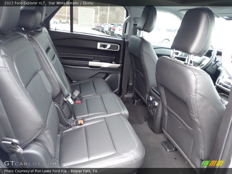 Star White Metallic / Ebony 2022 Ford Explorer XLT