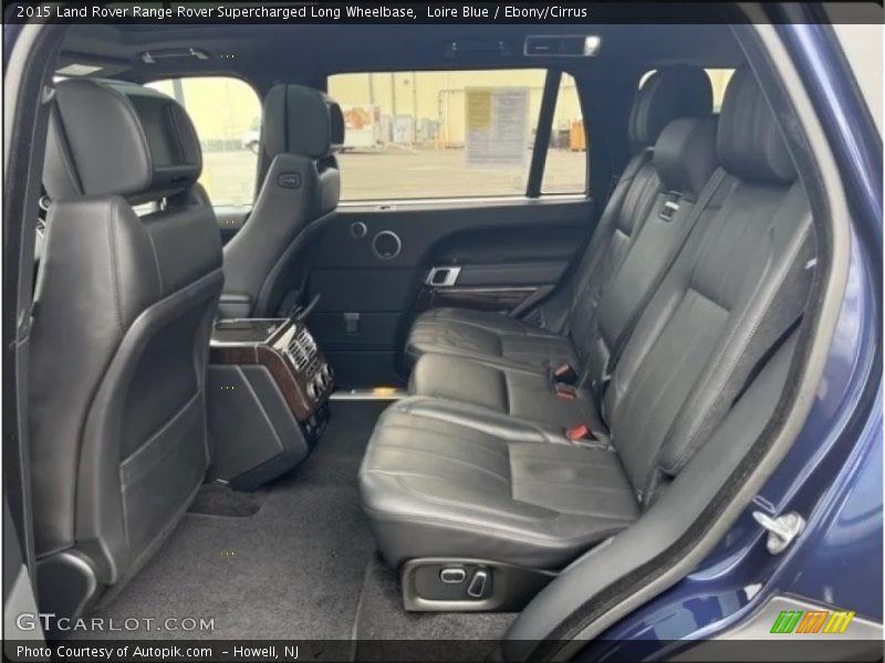 Rear Seat of 2015 Range Rover Supercharged Long Wheelbase