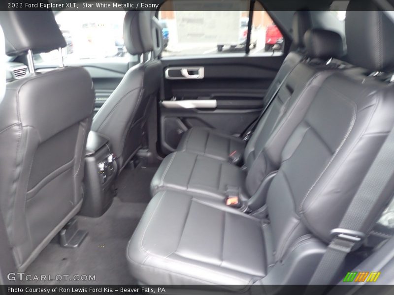 Star White Metallic / Ebony 2022 Ford Explorer XLT