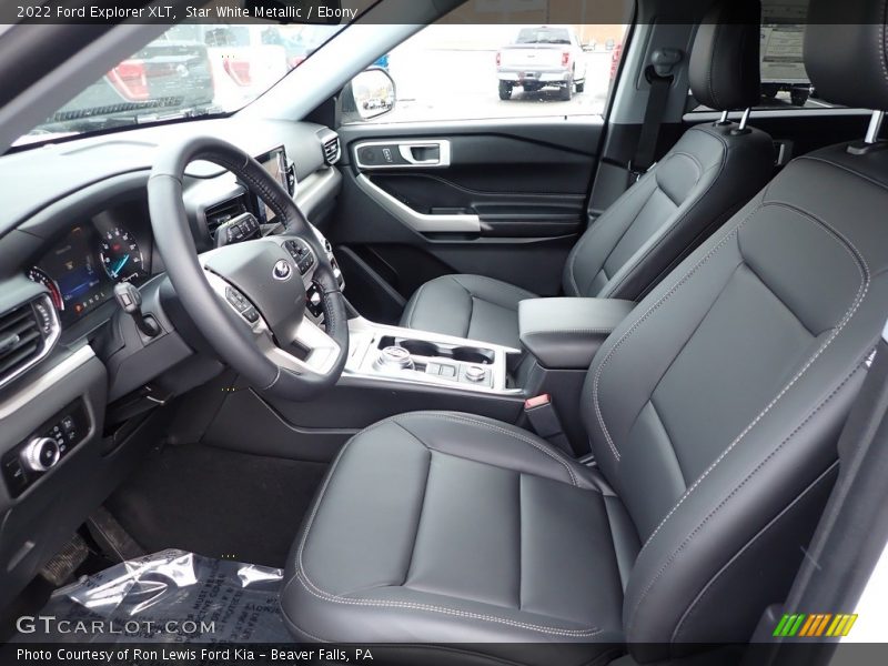 Star White Metallic / Ebony 2022 Ford Explorer XLT