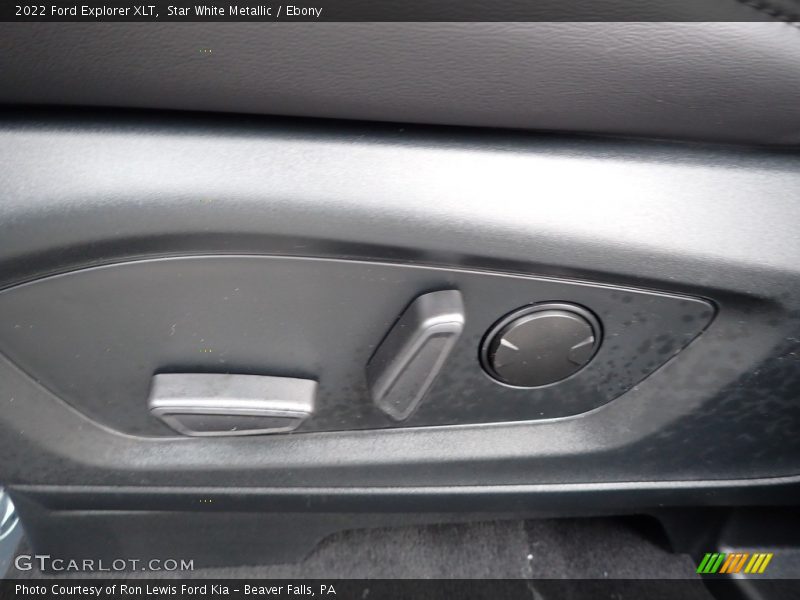 Star White Metallic / Ebony 2022 Ford Explorer XLT