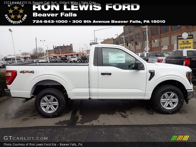 Oxford White / Slate Gray 2023 Ford F150 XL Regular Cab 4x4