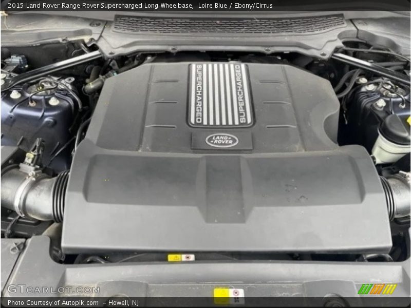 Loire Blue / Ebony/Cirrus 2015 Land Rover Range Rover Supercharged Long Wheelbase