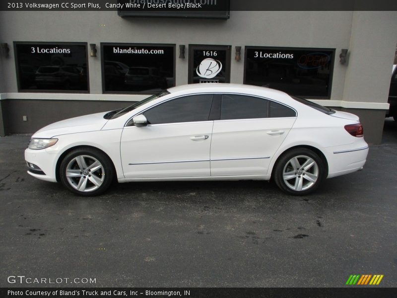 Candy White / Desert Beige/Black 2013 Volkswagen CC Sport Plus