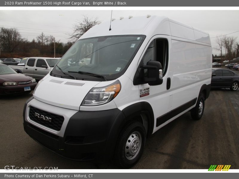 Bright White / Black 2020 Ram ProMaster 1500 High Roof Cargo Van