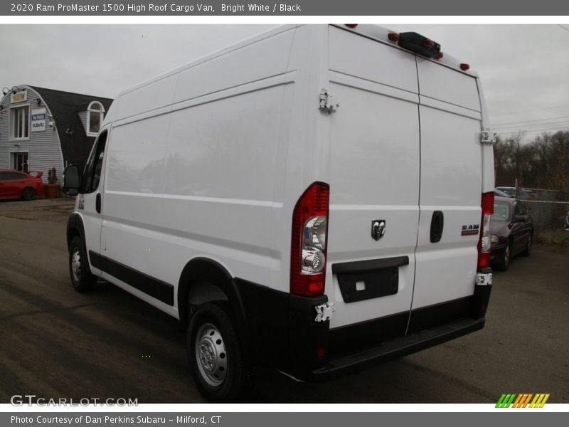 Bright White / Black 2020 Ram ProMaster 1500 High Roof Cargo Van