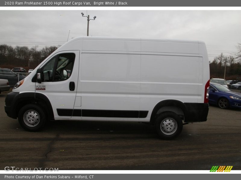 Bright White / Black 2020 Ram ProMaster 1500 High Roof Cargo Van