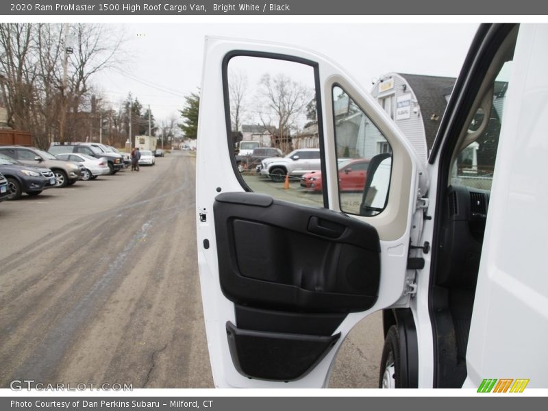 Bright White / Black 2020 Ram ProMaster 1500 High Roof Cargo Van
