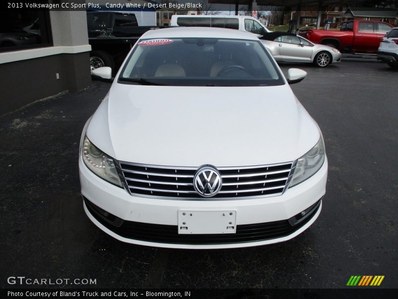 Candy White / Desert Beige/Black 2013 Volkswagen CC Sport Plus