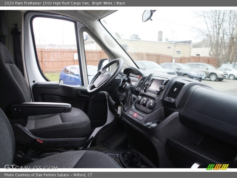 Bright White / Black 2020 Ram ProMaster 1500 High Roof Cargo Van
