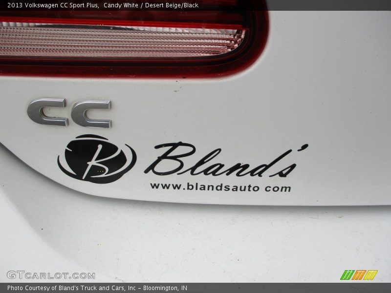 Candy White / Desert Beige/Black 2013 Volkswagen CC Sport Plus