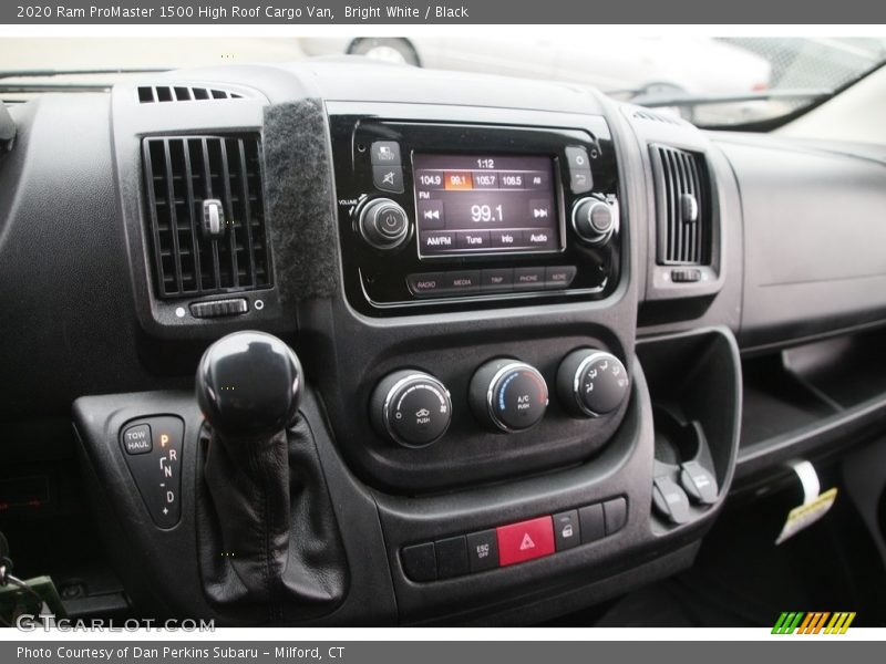 Bright White / Black 2020 Ram ProMaster 1500 High Roof Cargo Van