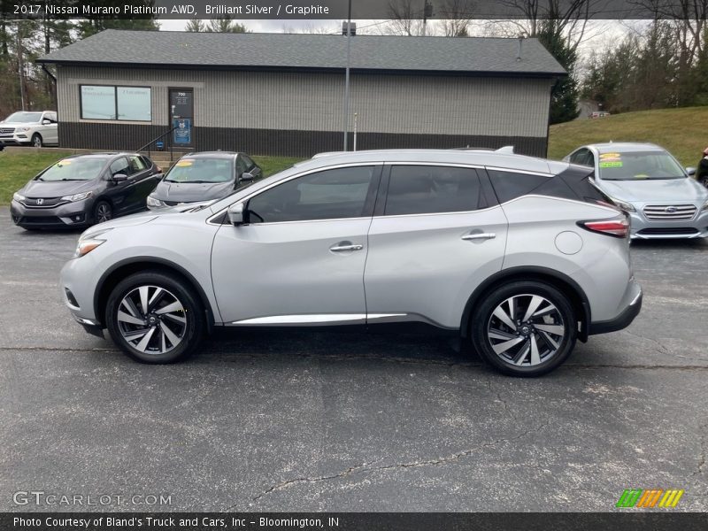 Brilliant Silver / Graphite 2017 Nissan Murano Platinum AWD