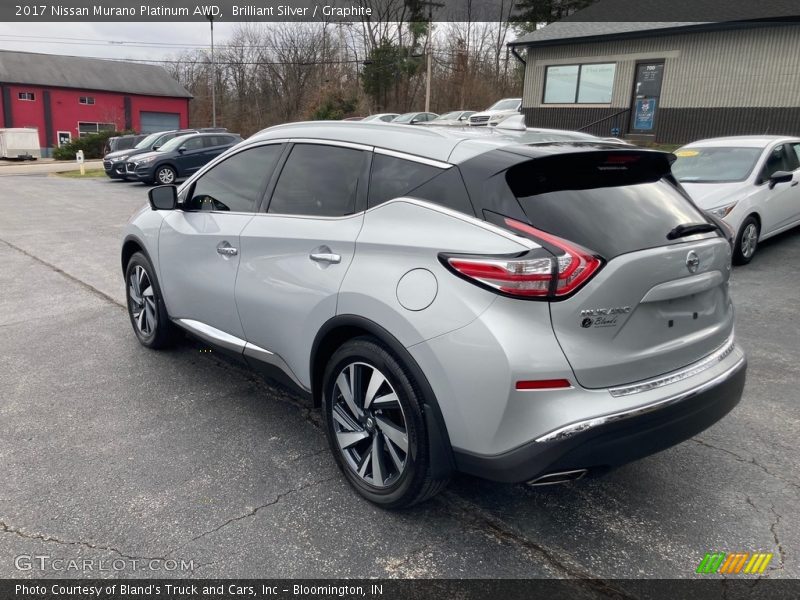Brilliant Silver / Graphite 2017 Nissan Murano Platinum AWD