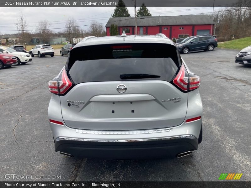 Brilliant Silver / Graphite 2017 Nissan Murano Platinum AWD