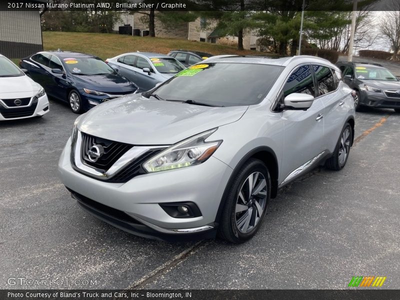 Brilliant Silver / Graphite 2017 Nissan Murano Platinum AWD