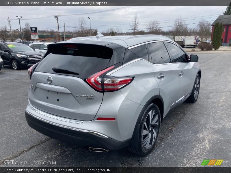 Brilliant Silver / Graphite 2017 Nissan Murano Platinum AWD