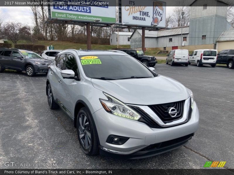 Brilliant Silver / Graphite 2017 Nissan Murano Platinum AWD