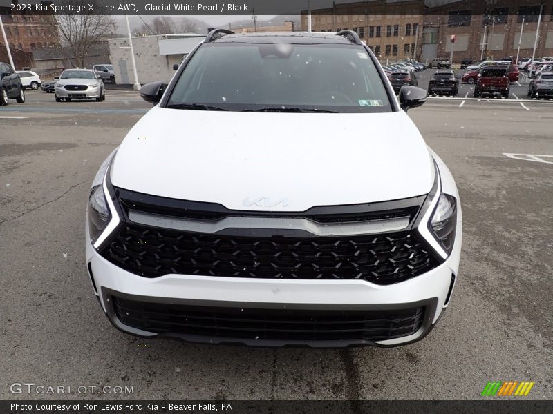 Glacial White Pearl / Black 2023 Kia Sportage X-Line AWD