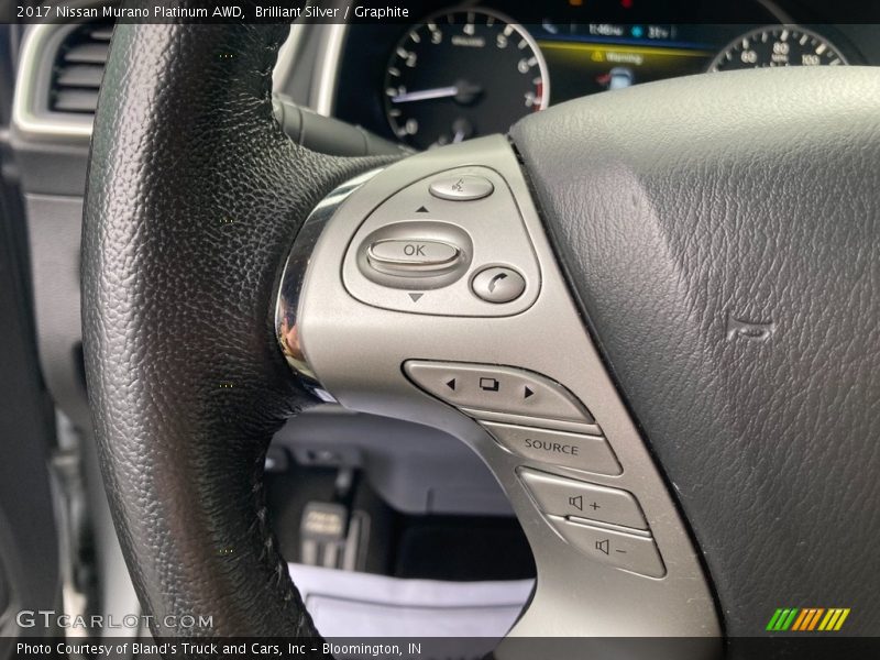 Brilliant Silver / Graphite 2017 Nissan Murano Platinum AWD