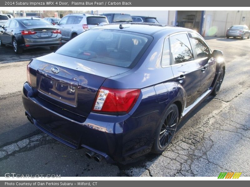 Plasma Blue Pearl / Carbon Black 2014 Subaru Impreza WRX 4 Door