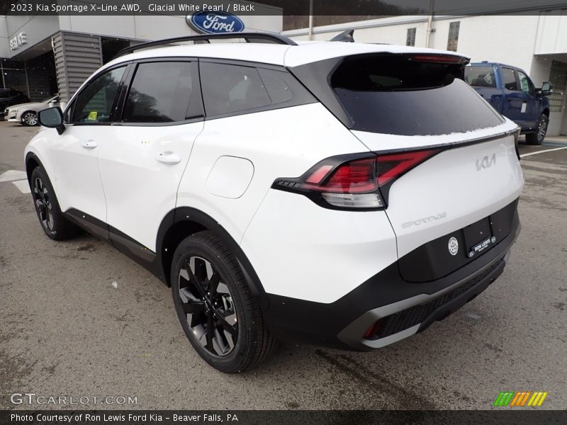 Glacial White Pearl / Black 2023 Kia Sportage X-Line AWD