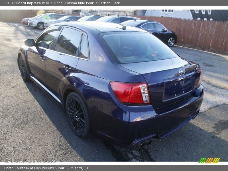 Plasma Blue Pearl / Carbon Black 2014 Subaru Impreza WRX 4 Door