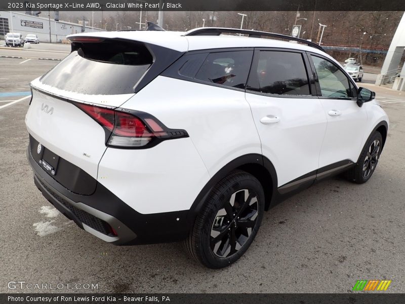 Glacial White Pearl / Black 2023 Kia Sportage X-Line AWD
