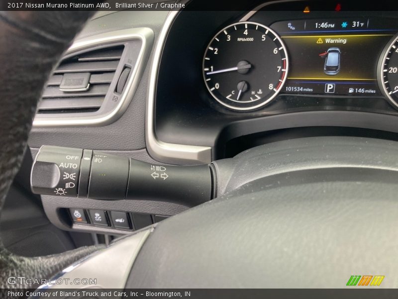 Brilliant Silver / Graphite 2017 Nissan Murano Platinum AWD