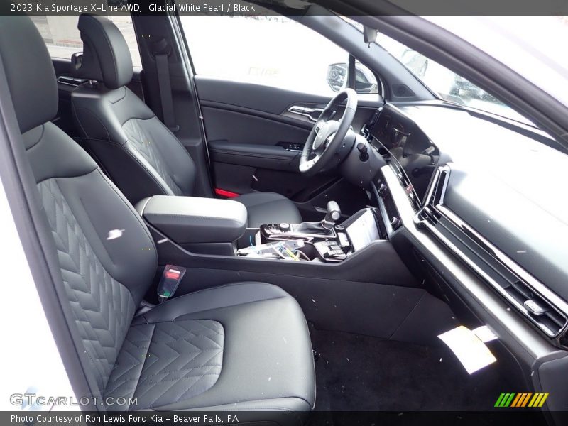 Glacial White Pearl / Black 2023 Kia Sportage X-Line AWD